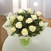  A Dozen White Roses